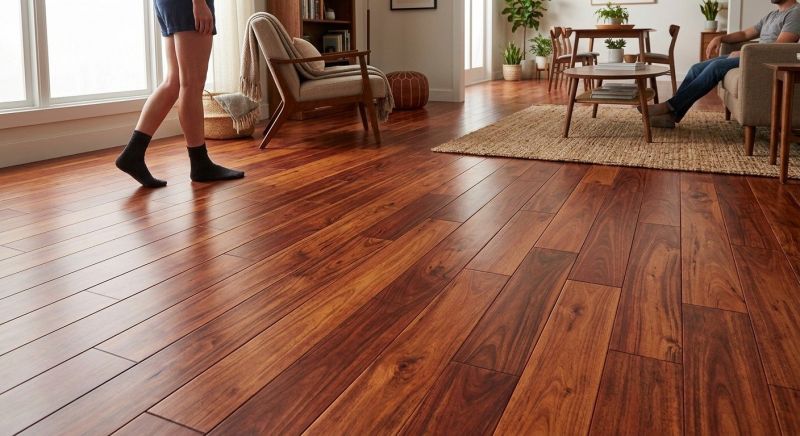 Cherry Floor Installation in Cypress, TX