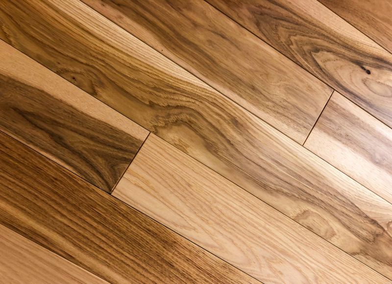 Dark Wood Floor Installation in Tomball, TX