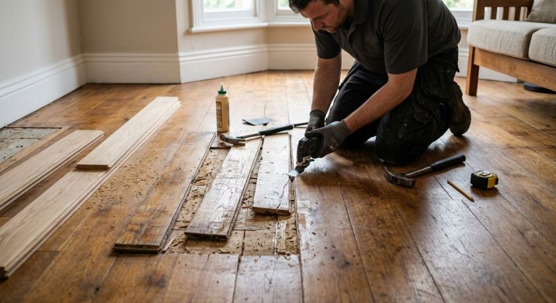 Floor Board Repair in Conroe, TX
