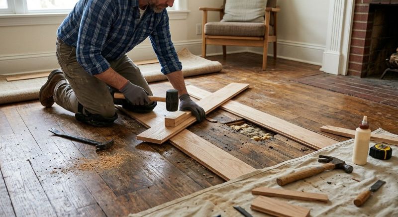 Floor Board Repair in Montgomery County, TX