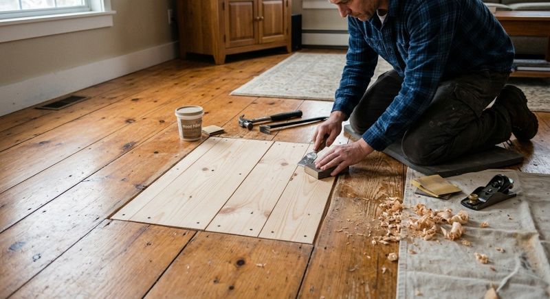 Floor Board Repair in Spring, TX