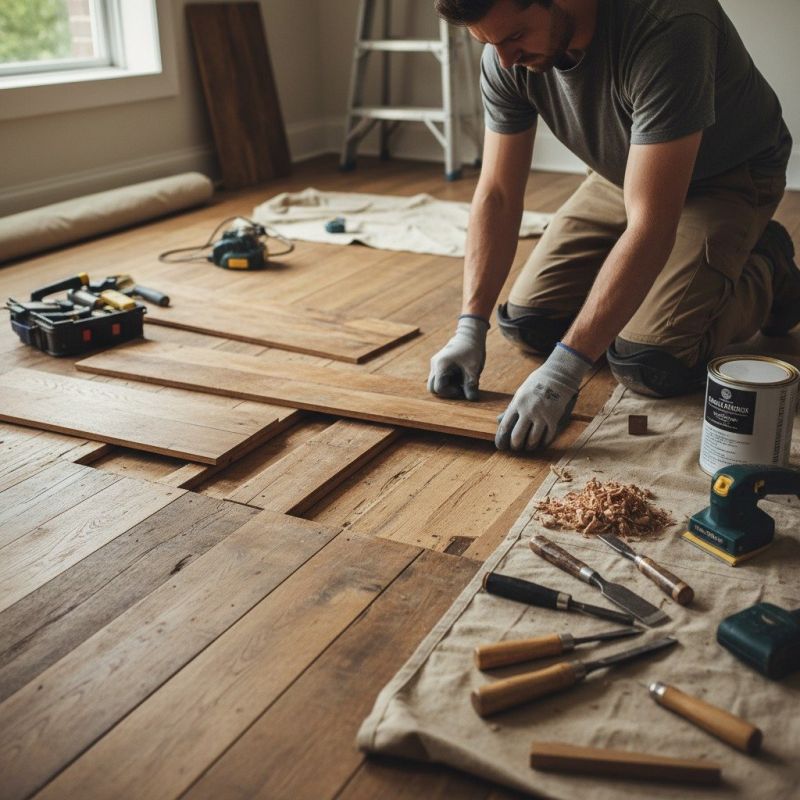 Floor Board Replacement in Conroe, TX