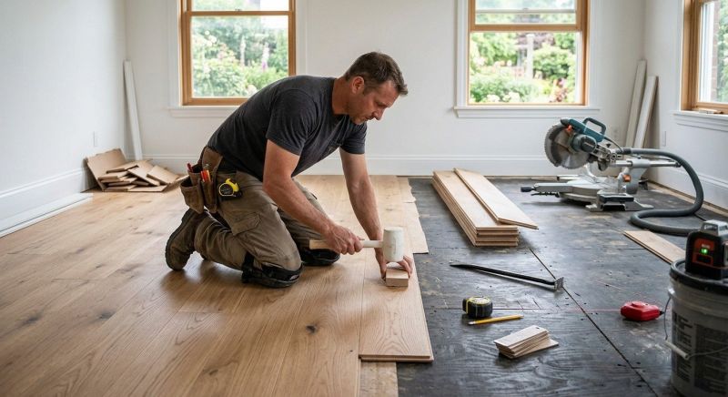 Hardwood Floor Installation in Humble, TX