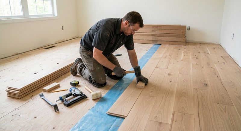 Hardwood Floor Installation in Magnolia, TX