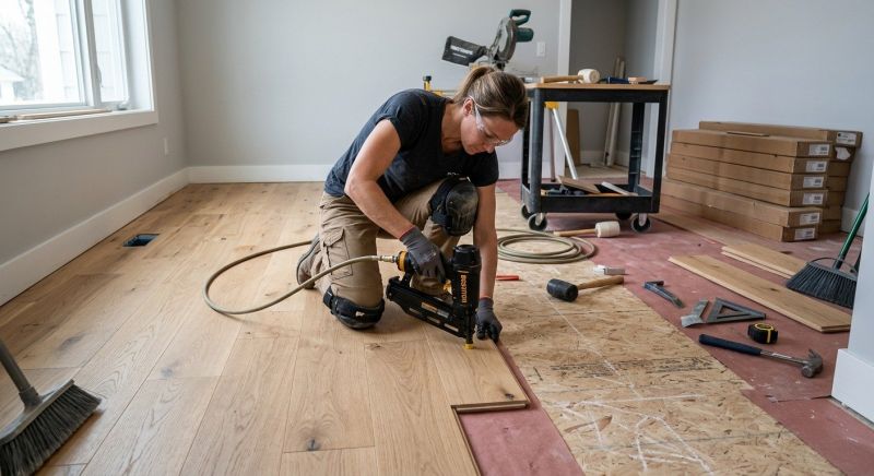 Hardwood Floor Installation in Montgomery County, TX