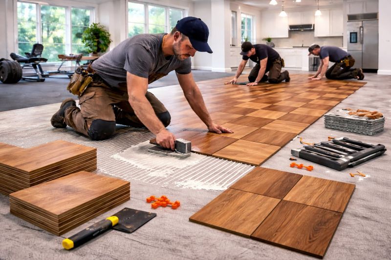 Hardwood Floor Installation in Porter, TX