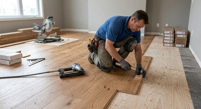 Hardwood Floor Installation in Prairie View, TX