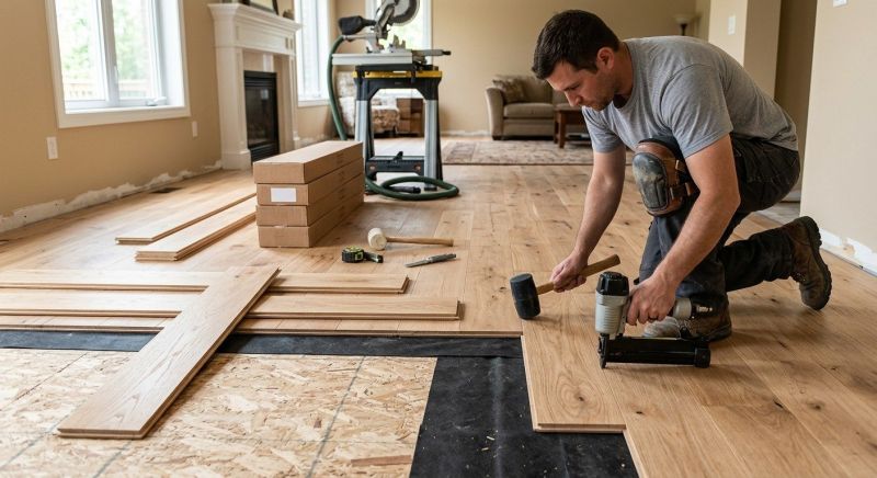 Hardwood Floor Installation in Spring, TX