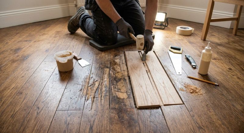 Hardwood Floor Repair in Katy, TX
