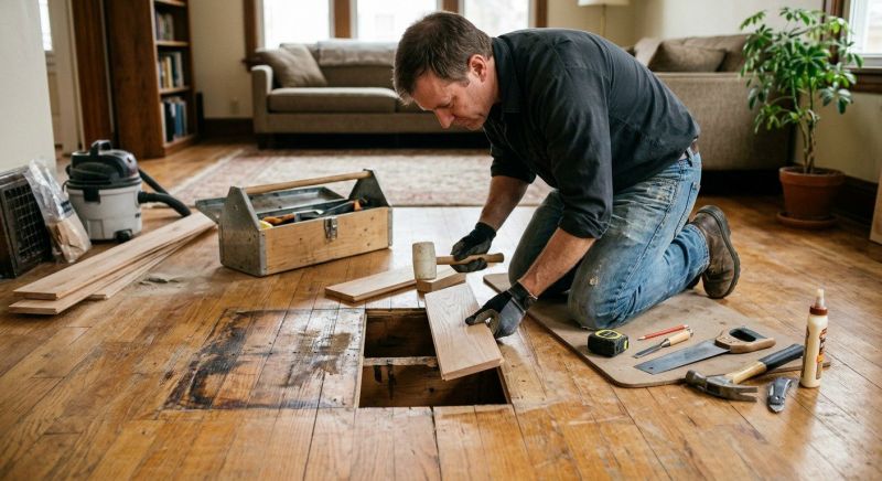 Hardwood Floor Repair in Katy, TX