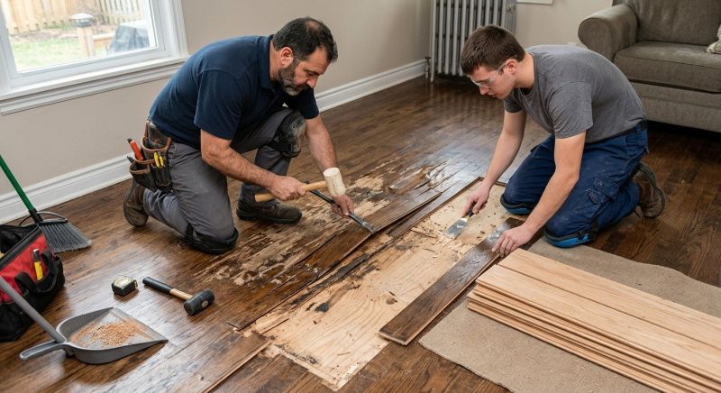 Hardwood Floor Repair in Tomball, TX