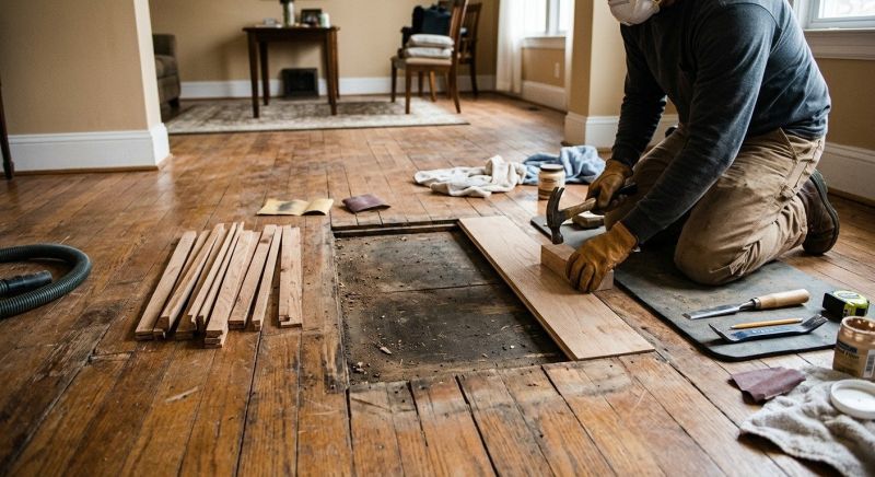 Hardwood Floor Repair in Magnolia, TX