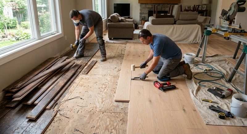 Hardwood Replacement in Katy, TX
