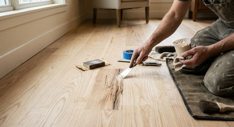 Hickory Floor Repair in Tomball, TX