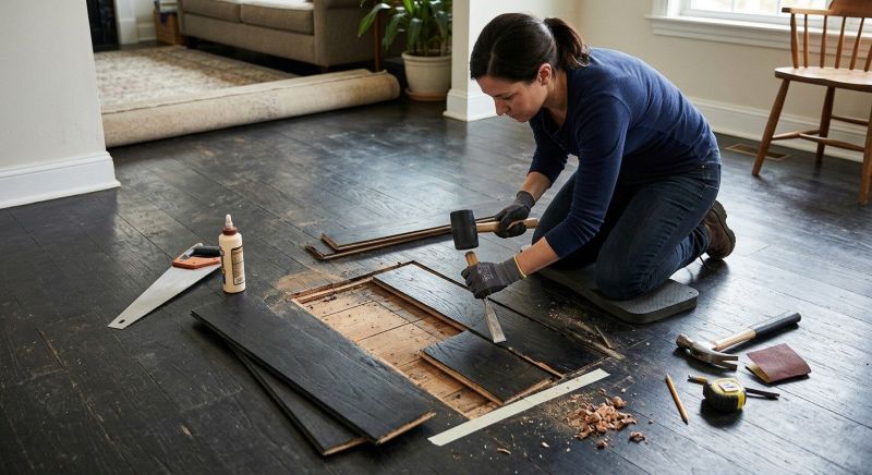 Mahogany Floor Repair in Tomball, TX