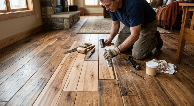 Mahogany Floor Repair in Tomball, TX