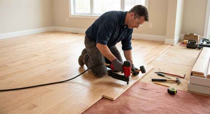 Maple Flooring Installation in Conroe, TX
