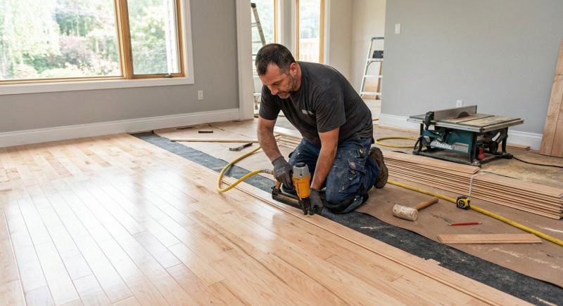 Maple Flooring Installation in Waller, TX