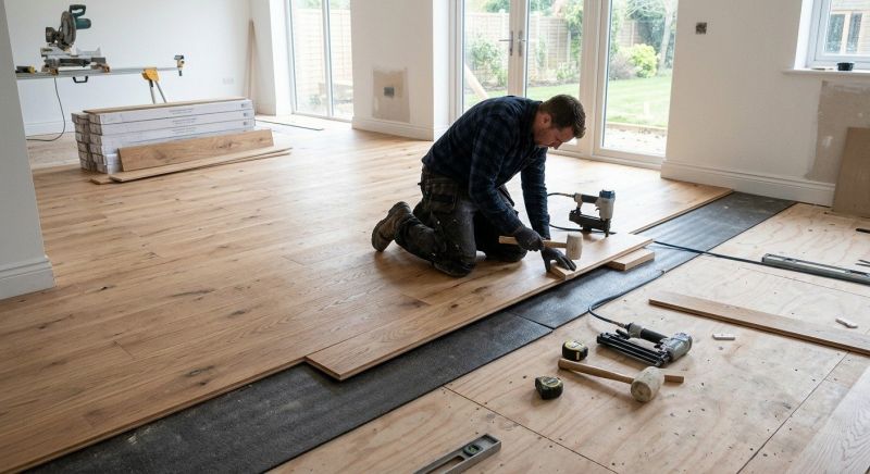 Oak Floor Installation in Humble, TX