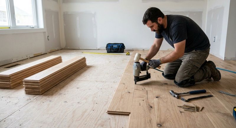 Oak Floor Installation in Humble, TX