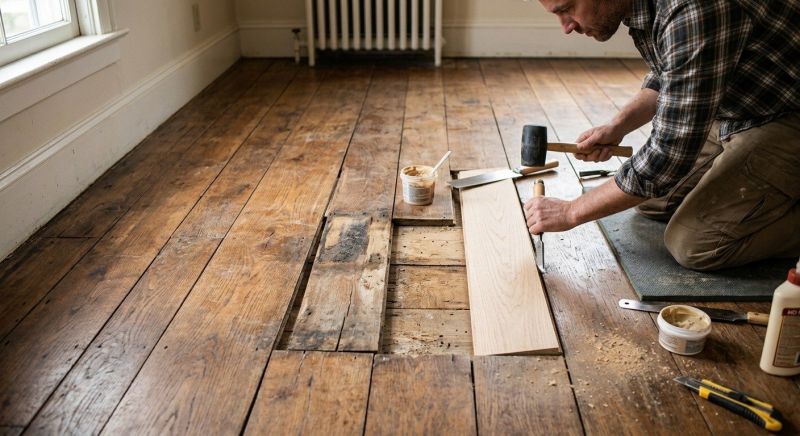 Oak Floor Repair in Tomball, TX