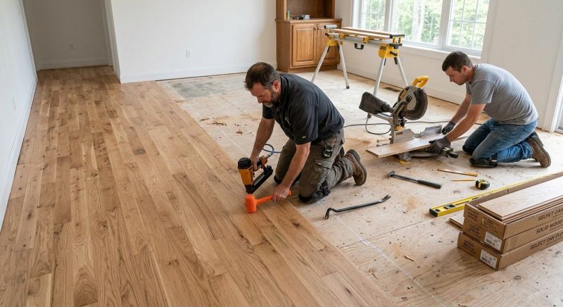 Oak Floor Replacement in Tomball, TX