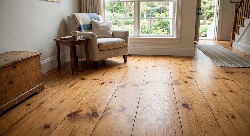 Pine Floor Installation in Tomball, TX