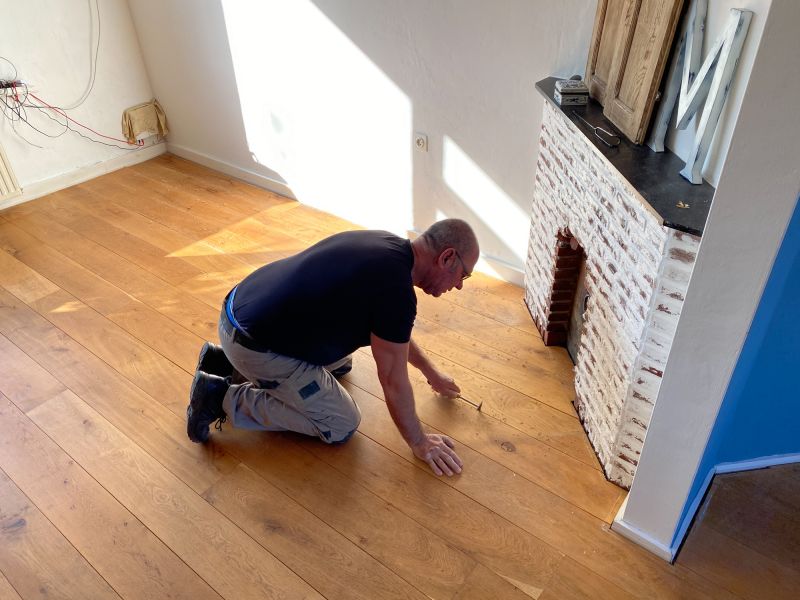 Pine Floor Installation in Tomball, TX