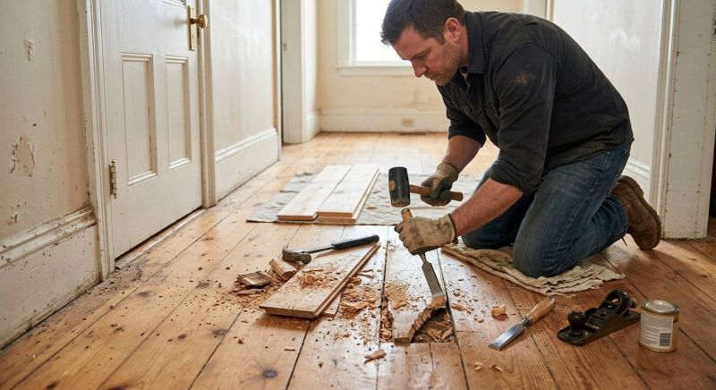 Pine Floor Repair in Tomball, TX