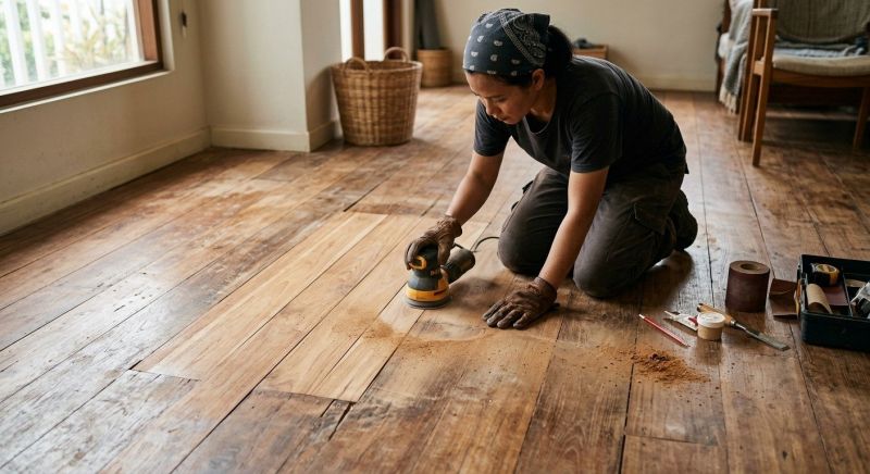 Teak Floor Repair in Tomball, TX