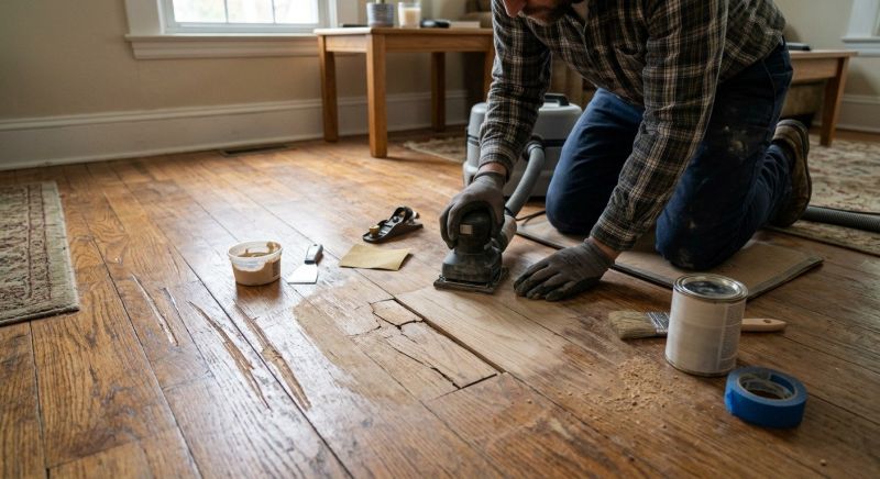 Wood Floor Repair in Montgomery County, TX