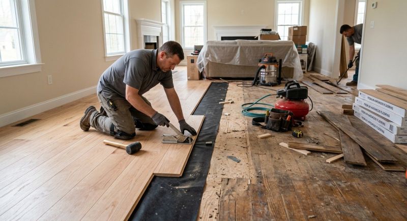 Wood Floor Replacement in Cypress, TX
