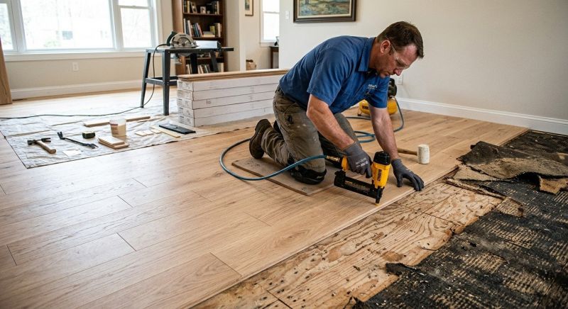 Wood Floor Replacement in Magnolia, TX