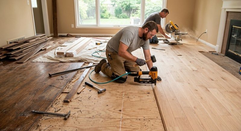 Wood Floor Replacement in Prairie View, TX