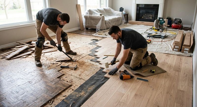 Wood Floor Replacement in Prairie View, TX