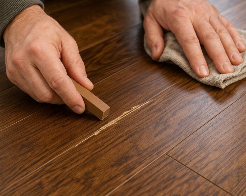 Wood Floor Scratch Repair in Tomball, TX